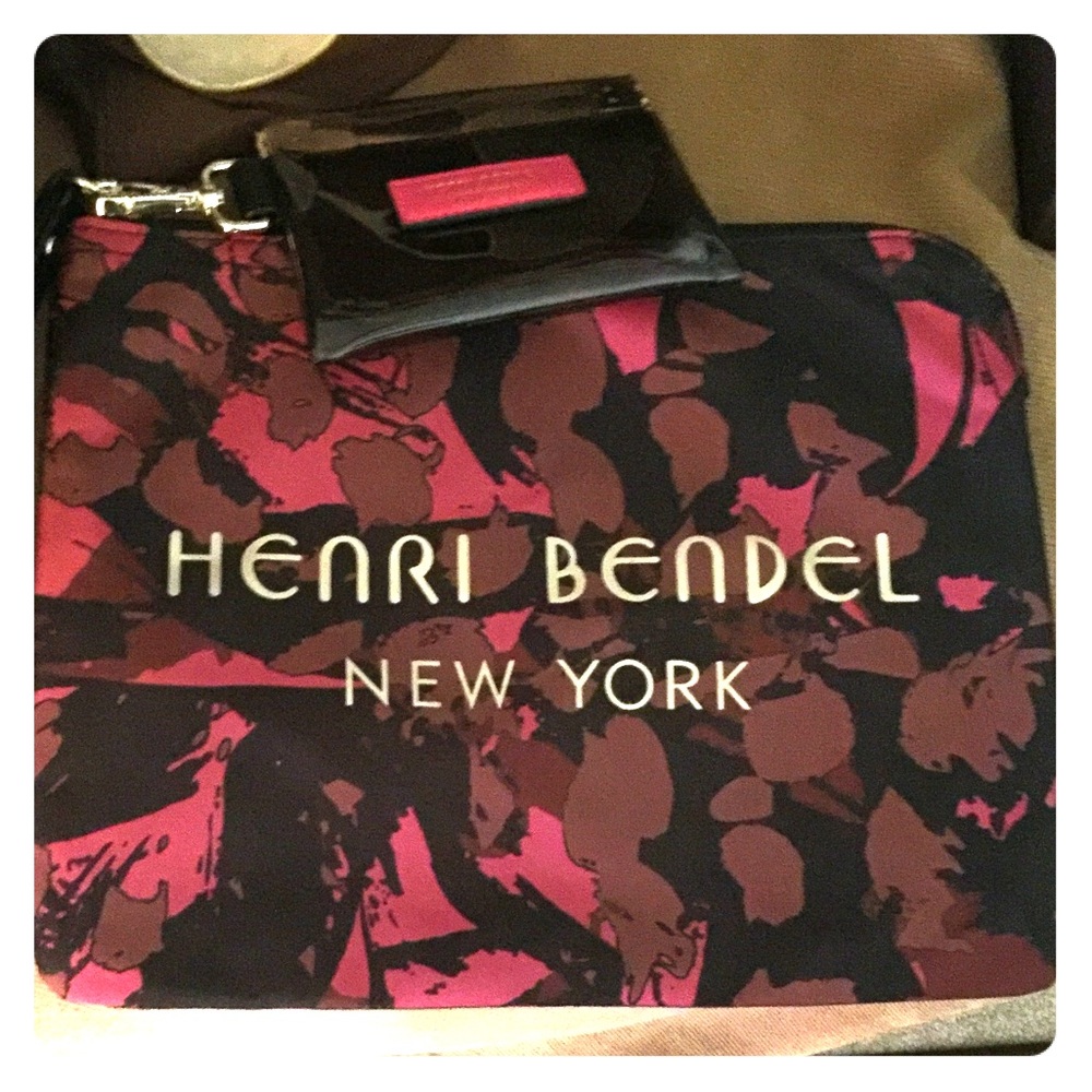 Henri Bendel Floral Camo Pouch Set